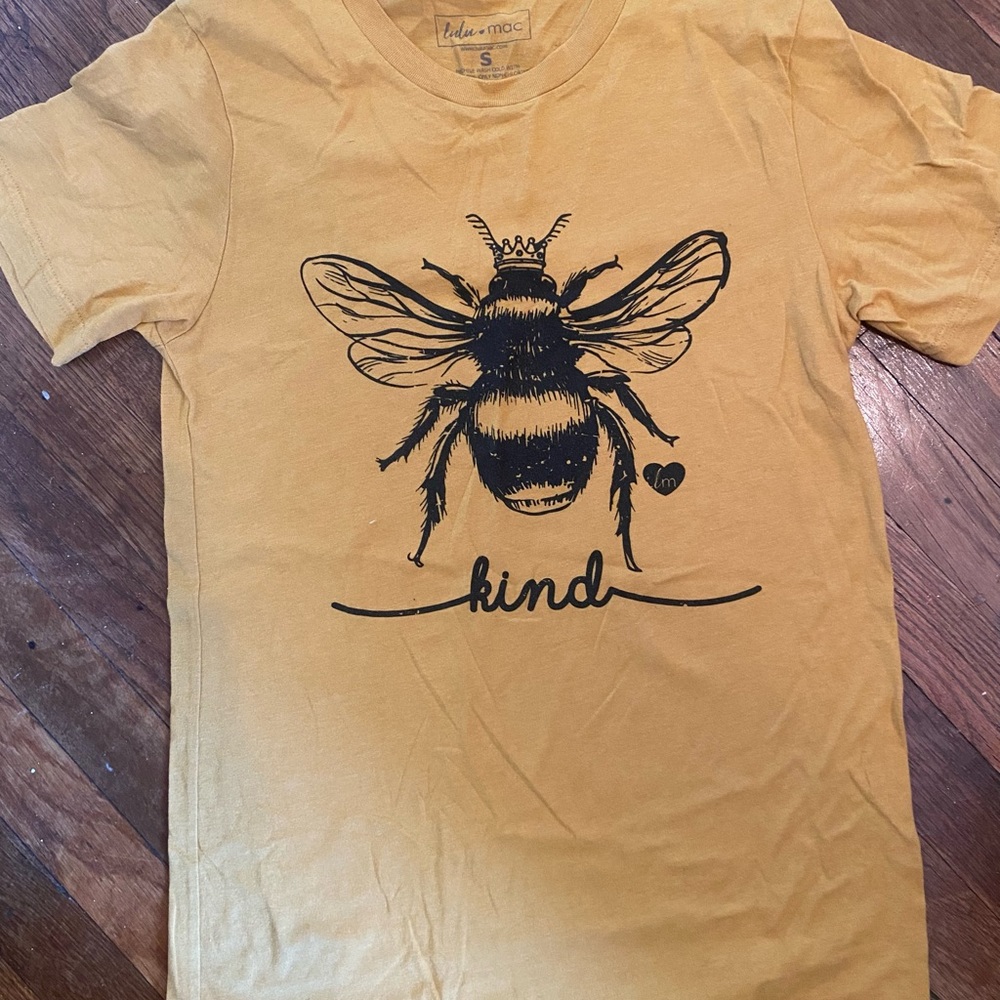 Yellow Bee Graphic Kids T-Shirt